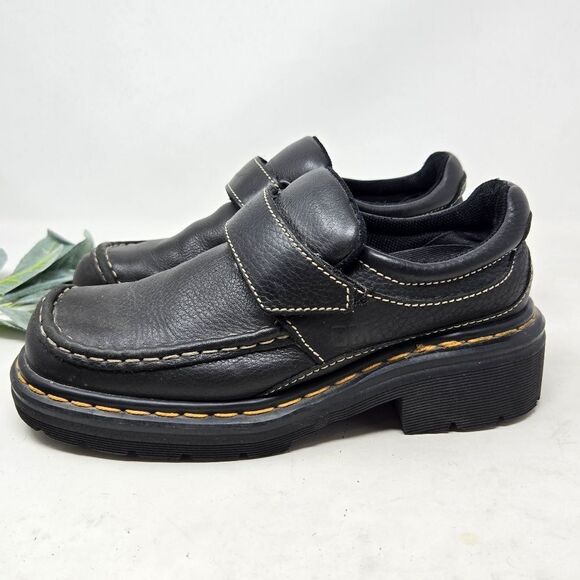 DR. MARTENS Monk Strap Lug Sole Platform Loafer Size 5 UK - Picture 5 of 12